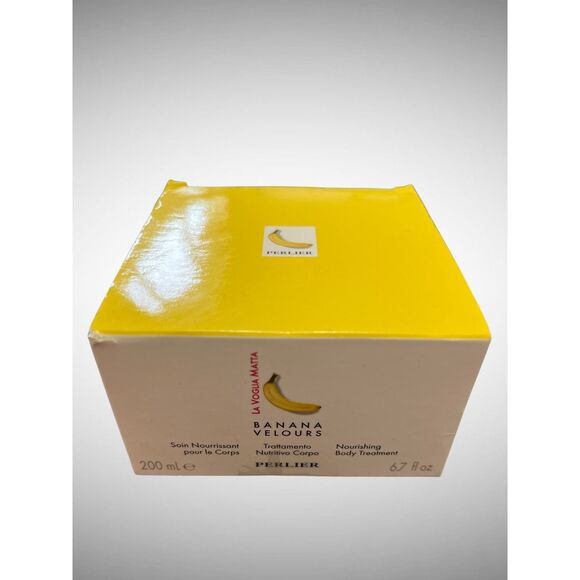 Perlier BANANA VELOURS Body Butter Treatment Body Cream - 6.7 Ounces - Picture 1 of 4